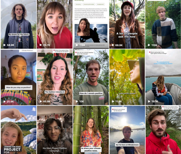 Social & content work example