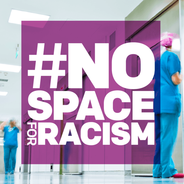 No Space for Racism campaign logotype